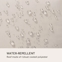 Blumfeldt Palermo Schommelbank - Hollywoodschommel 130 X 207 Cm - Ligbed Met Dak - Schommelstoel Voor 2 Personen - Tuinbank Inclusief Nekkussens - Stalen Frame En Polyester Dak - Grijs -Gardena Winkel 1200x1200 579