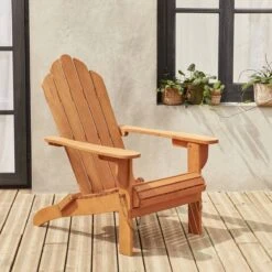 Alice's Garden Relaxstoel Adirondack Salamanca - FSC Eucalyptushout – Naturel -Gardena Winkel 1200x1200 599