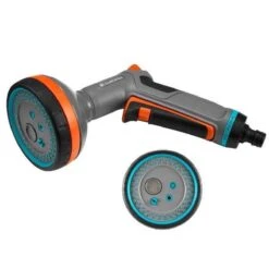 GARDENA - Comfort Broeskop - 5 Straalsoorten - Grijs -Gardena Winkel 1200x1200 630