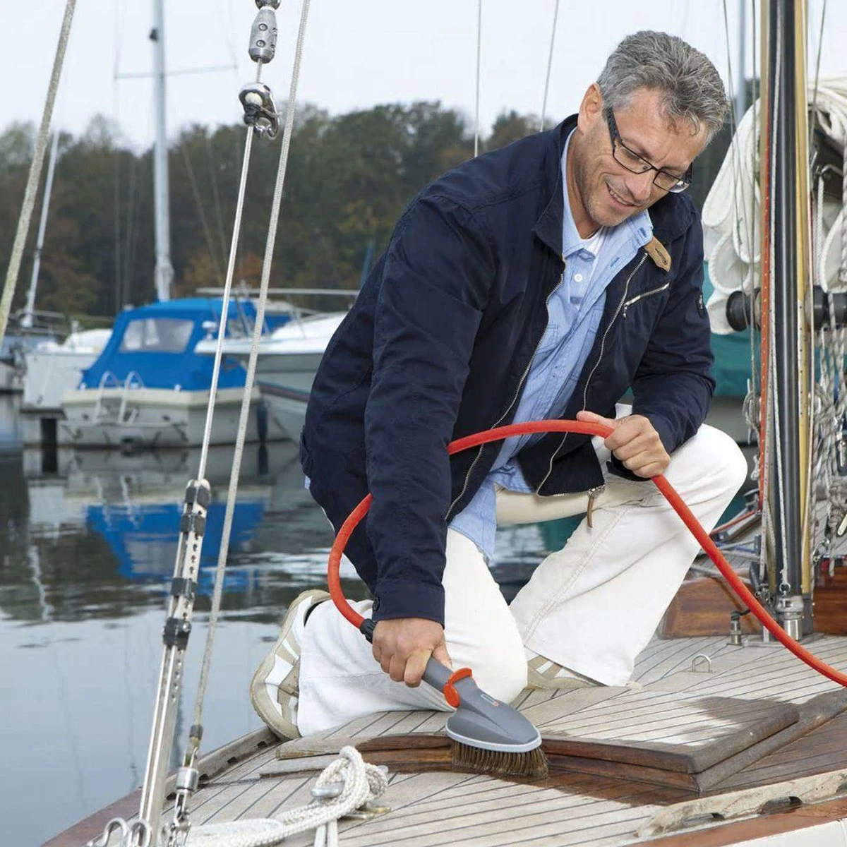 GARDENA Classic Draagcassette Roll-fix C15 Compleet - Inclusief 15 Meter Compact Slang 7 GARDENA Classic Draagcassette Roll-fix C15 Compleet - Inclusief 15 Meter Compact Slang - Afbeelding 5