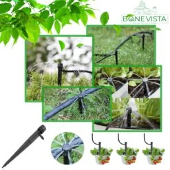 Bone Vista® 155 Stuks Water Druppelslang Irrigatiesysteem Tuin – Bewateringssysteem & Druppelsysteem -Gardena Winkel 1200x1200 673