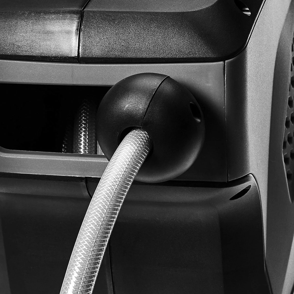 CoolHome Wandslangenbox 15 Meter + 1,5 Meter - Tuinslang Met Haspel- Slangenhouder 180° Draaibaar - Tuinslanghaspel Zwart - Grijs 4 CoolHome Wandslangenbox 15 Meter + 1,5 Meter - Tuinslang Met Haspel- Slangenhouder 180° Draaibaar - Tuinslanghaspel Zwart - Grijs - Afbeelding 2