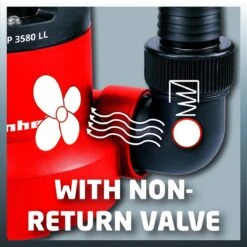 Einhell Dompelpomp GC-SP 3580 LL (350 W - 8000 L/h - 1 Mm Restwater - Traploos Instelbare Vlotterschakelaar - GeÃ¯ntegreerd Terugslagventiel - Draaghandvat - Kabelopwikkeling - Mechanische Afdichting) -Gardena Winkel 1200x1200 755