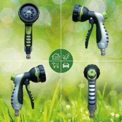 G-Flex Flexibele Tuinslang - Waterslang - 8 Verschillende Sproeistanden - Inclusief Opbergtas/splitter/Koppelstuk/Houder/Rubbers - 30 Meter -Gardena Winkel 1200x1200 768