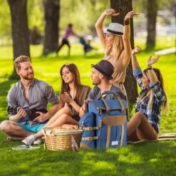 Cabinmax Koeltas - Koelrugzak - Picknick - Picknicktas Met Flessenhouder - Koelrugtas 24L - Olive Green -Gardena Winkel 1200x1200 79