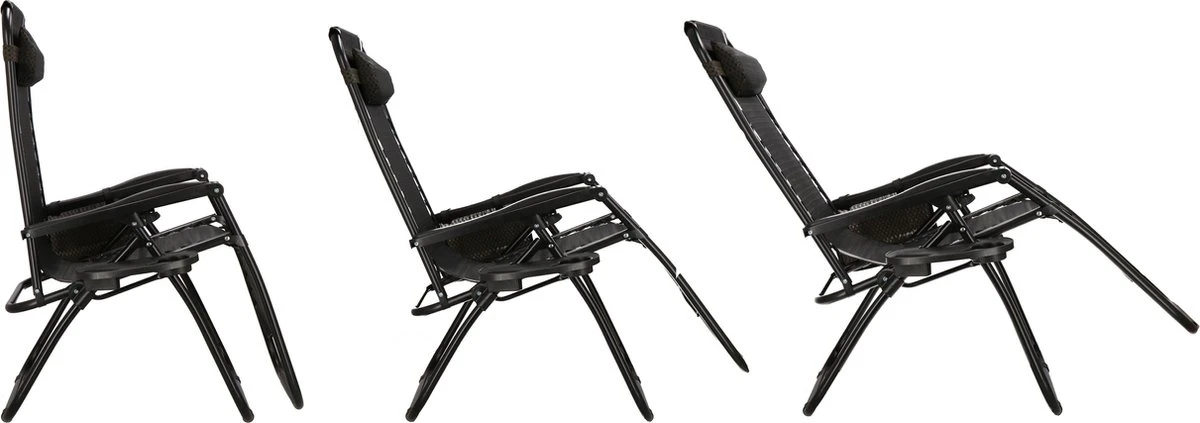 Springos Tuinstoel | Ligstoel | Opvouwbaar | Verstelbaar | Ergonomische Hoofdsteun | Bruin / Zwart 10 Springos Tuinstoel | Ligstoel | Opvouwbaar | Verstelbaar | Ergonomische Hoofdsteun | Bruin / Zwart - Afbeelding 8