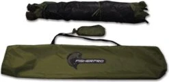 FisherPro Karpertent Met Stormcover – Vistent – Tent - Bescherming Tegen Zon En Wind – 100% Waterdichte Stormhoes – Met Handige Meeneemtas – Ook Geschikt Als Strandtent Of Festivaltent – Extra Veiligheid En Warmte Door Stormcover -Gardena Winkel 1200x582