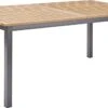 NATERIAL - Uitschuifbare Tuintafel ORIS - Uitschuifbare Tafel Voor 6 Tot 8 Personen - 180-240x100 Cm - Aluminium - Hout Eucalyptus -Gardena Winkel 1200x659