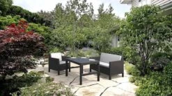 Allibert Lyon Tuintafel - 116x71,5x66/40 Cm - Grafiet -Gardena Winkel 1200x675 2