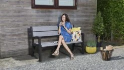 Keter Montero Tuinbank - 3-personen - 150x62,5x89cm – Grafiet -Gardena Winkel 1200x675 7