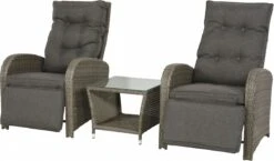 Loungeset Duoset Melia 2 Verstelbare Stoelen + Tafel - Balkonset -Gardena Winkel 1200x703 1