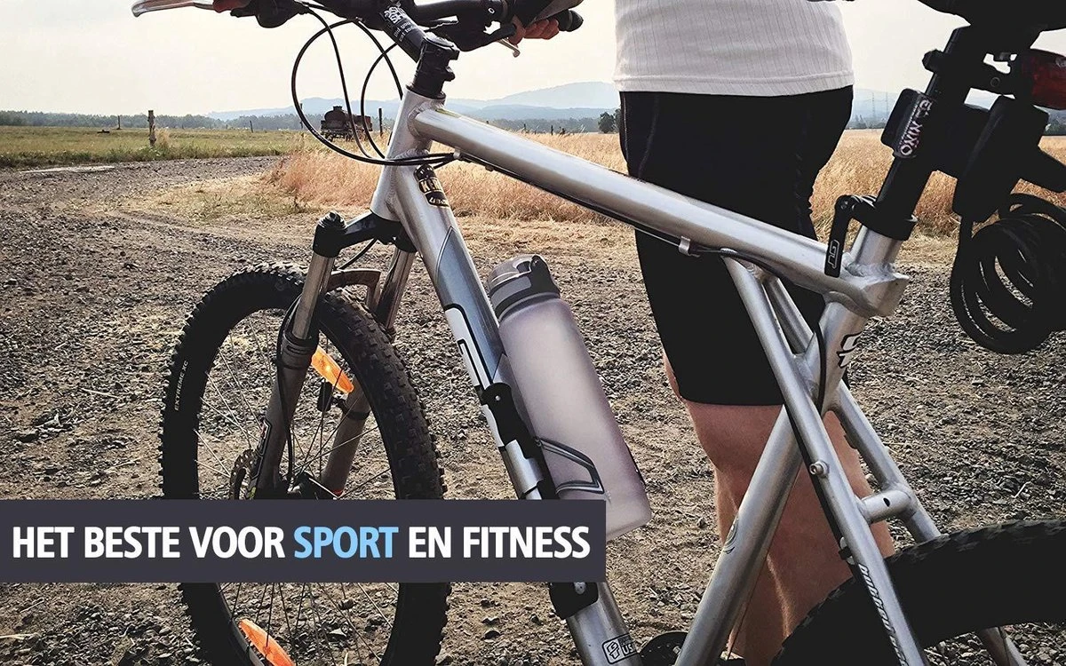 Swilix ® Drinkfles - 1 Liter - Drinkfles Met Tijdmarkering - Grijs 11 Swilix ® Drinkfles - 1 Liter - Drinkfles Met Tijdmarkering - Grijs - Afbeelding 9