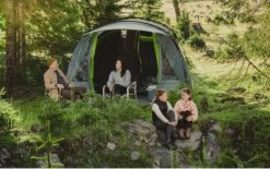 Coleman Vail 4 Tunneltent - Familie Tent - 4-Persoons - Grijs/Groen -Gardena Winkel 1200x754