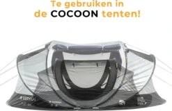 Deryan Luxe Pop-up Reisklamboe - Lichtgewicht 2 Persoons Klamboe – Geimpregneerd - Slaapcompartiment Voor Tent - Binnentent -Gardena Winkel 1200x779