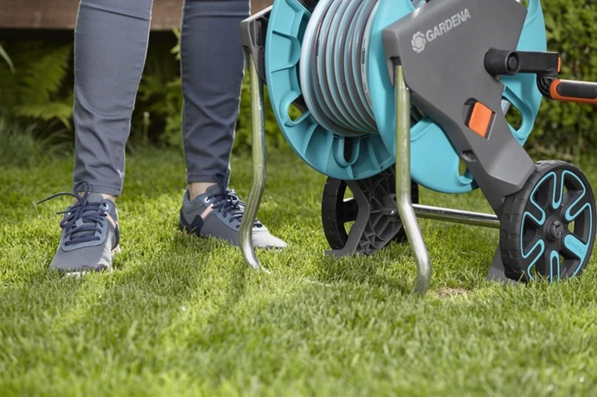 GARDENA - AquaRoll CleverRoll S Set Slangenwagen - Incl. 20 M Slang - Maximaal 40 M Opbergcapaciteit 12 GARDENA - AquaRoll CleverRoll S Set Slangenwagen - Incl. 20 M Slang - Maximaal 40 M Opbergcapaciteit - Afbeelding 10