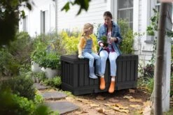 Keter Kentwood Opbergbox - 128x53.6x59 Cm - 350 L - Grafiet -Gardena Winkel 1200x800 105