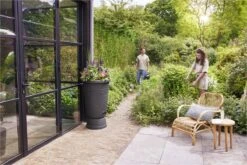 Elho Green Basics Regenton Plus 105 - Regenton Voor Kweken En Oogsten - Ø 58.4 X H 80.4 Cm - Zwart/Living Black -Gardena Winkel 1200x800 113