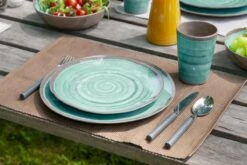 Bo-Camp Servies Halo - 12 Delig Melamine - Aqua 14 Bo-Camp Servies Halo - 12 Delig Melamine - Aqua -Gardena Winkel 1200x800 40