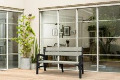 Keter Montero Tuinbank - 3-personen - 150x62,5x89cm – Grafiet -Gardena Winkel 1200x805 1