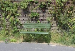 MaximaVida Metalen Tuinbank Max 120 Cm Olijfgroen -Gardena Winkel 1200x809 2