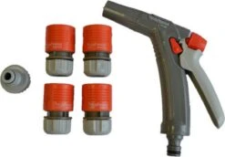 Slangenwagen Met 50 Meter Tuinslang | Eagle Garden | Incl. Spuitkopstuk En Connectors | Geel -Gardena Winkel 1200x835 2