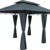Casaria Paviljoen Topas 3x4m - UV-bescherming 50+ - Antraciet -Gardena Winkel 1200x847 2