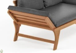 Loungebank Tuin FSC Antraciet – Makkelijk Verstelbaar Lounge Bank Balkon – Tuinbank Lounge Hardhout FSC – Perfecthomeshop -Gardena Winkel 1200x851 1