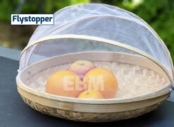 Voedselkap - Vliegenkapjes Bamboe Set 3 Stuks - Flystopper -Gardena Winkel 1200x880 2