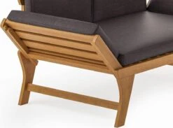 Loungebank Tuin FSC Antraciet – Makkelijk Verstelbaar Lounge Bank Balkon – Tuinbank Lounge Hardhout FSC – Perfecthomeshop -Gardena Winkel 1200x887 1