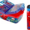 Star Spiderman 3 Vak Brooddoos / Broodtrommel + Grote Tritan Vierkante Drinkfles - 550 Ml -Gardena Winkel 1200x913 4