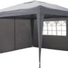 Garden Royal Partytent 3x3m Easy Up Grijs Met 2 Zijwanden -Gardena Winkel 1200x915 2