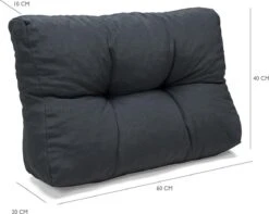 Palletkussen Basic Comfort Rugdeel Halve Pallet Lengte Grijs 60x40x10/20cm -Gardena Winkel 1200x955 1