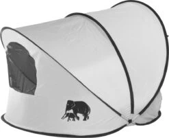 Deryan Luxe Pop Up Strandtent XXL - Anti-UV 50+ - Zilver -Gardena Winkel 1200x978