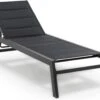 Blumfeldt Renazzo Lounge Ligstoel - Ligbed Voor De Tuin - Aluminium Tuinstoel - 6 Standen - Waterafstotend - Bekleding Van 70 % Pvc En 30 % Polyetheen - Zwart -Gardena Winkel 1200x982 2