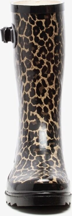 Mountain Peak Dames Regenlaarzen Met Luipaardprint - Bruin - Maat 38 -Gardena Winkel 400x1200