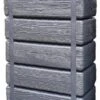 Regenton Muurtank, Grandval 300L, Antraciet Kunststof, Imitatiehout, Met Gootaansluitset Inbegrepen -Gardena Winkel 412x1200