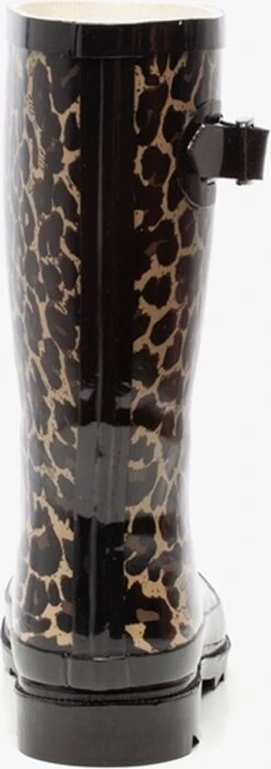 Mountain Peak Dames Regenlaarzen Met Luipaardprint - Bruin - Maat 38 -Gardena Winkel 423x1200