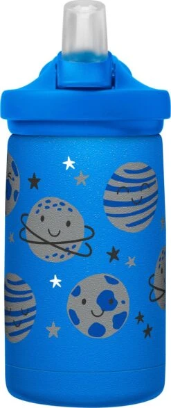 CamelBak Eddy+ Kids SST Vacuum Insulated - Isolatie Drinkfles - 350 Ml - Blauw (Space Smiles) -Gardena Winkel 505x1200