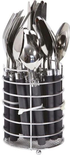 Bo-Camp - Bestekset - In Mandje - 24-Delig - 6 Persoons -Gardena Winkel 544x1200