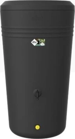 Elho Green Basics Regenton - Regenton - Living Black - Buiten - 200 Liter -Gardena Winkel 651x1200 1