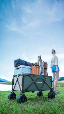 Flextail Gear Bolderkar Opvouwbaar Ezy Wagon - Tot 100KG - Wielen Loskoppelbaar - Zwart -Gardena Winkel 674x1200 1