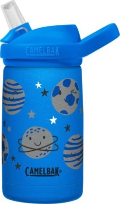 CamelBak Eddy+ Kids SST Vacuum Insulated - Isolatie Drinkfles - 350 Ml - Blauw (Space Smiles) -Gardena Winkel 708x1200