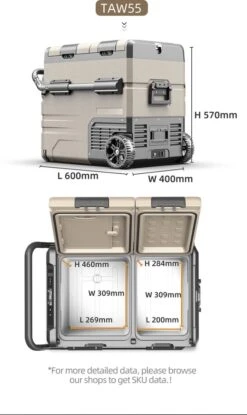 Alpicool 55L - Koelkast/vriezer - 12V-24V/230V - Compressor - APP - Voor Auto En Huis - Outdoor Camping Benodigdheden -Gardena Winkel 715x1200 1