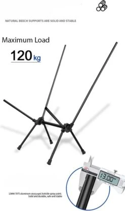 Lopoleis® Campingstoel – Campingstoel Opvouwbaar – Visstoel – Vouwstoel – Strandstoel – Inklapbaar – Lichtgewicht – Outdoor Stoel - Hoge Rugleuning -Gardena Winkel 715x1200