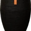 Capi Europe - Vaas Elegant Deluxe Rib NL - 56x84 - Zwart - Voor Binnen En Buiten - KBLR1132 -Gardena Winkel 767x1200