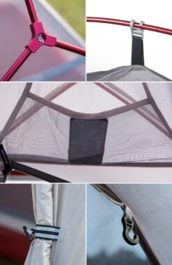 Cloud Up 3 Upgraded - Naturehike® - Tent 3 Persoons - Lichtgewicht Tent - Incl. Grondzeil - 20D 4000MM - Outdoor Kampeertent - Waterdicht - Hiking & Wandelen -Gardena Winkel 780x1200