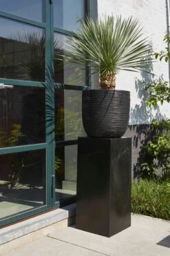 Capi Europe - Bloempot Bol Rib NL - 43x41 - Antraciet - Voor Binnen En Buiten - KOFZ933 -Gardena Winkel 799x1200 21