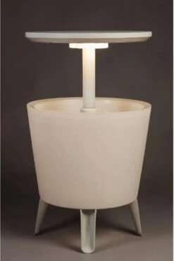 Keter Coolbar Partytafel – Lichtgevend - 49,5x49,5x57cm - Wit -Gardena Winkel 804x1200 1