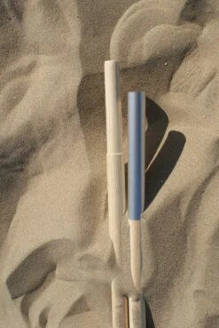 Sunline TOPPER!! Strand Windscherm Kobalt Blauw - Wit - 5 Meter Sterk Dralon Met 2 Delige Stokken 180 Cm -Doekhoogte 140 Cm -Gardena Winkel 804x1200 3