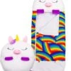 Unicorn Slaapzak -180 Cms | Kinderslaapzak | Slaapzak Junior | Nappers | Children Sleeping Bag | Kinderen Slaapzak | Super Soft 2 In 1 Fun Pillow &Sleepy For Boys | Unicorn Slaapzak | Zachte Slaapzak | Knuffel Slaapzak | 2 In 1 Slaapzak | Kinderen -Gardena Winkel 868x1200